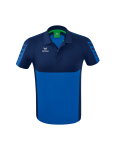 Erima Sport-Polo Six Wings (100% Polyester, quick-drying, comfortable to wear) royal blue/navy blue Men